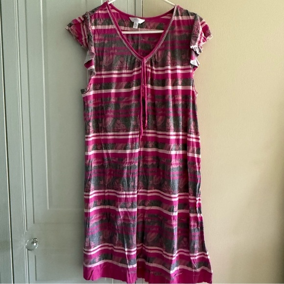 Secret Treasures Pink Nightgown Pajama 2 piece Set Large 12-14 - Picture 9 of 14